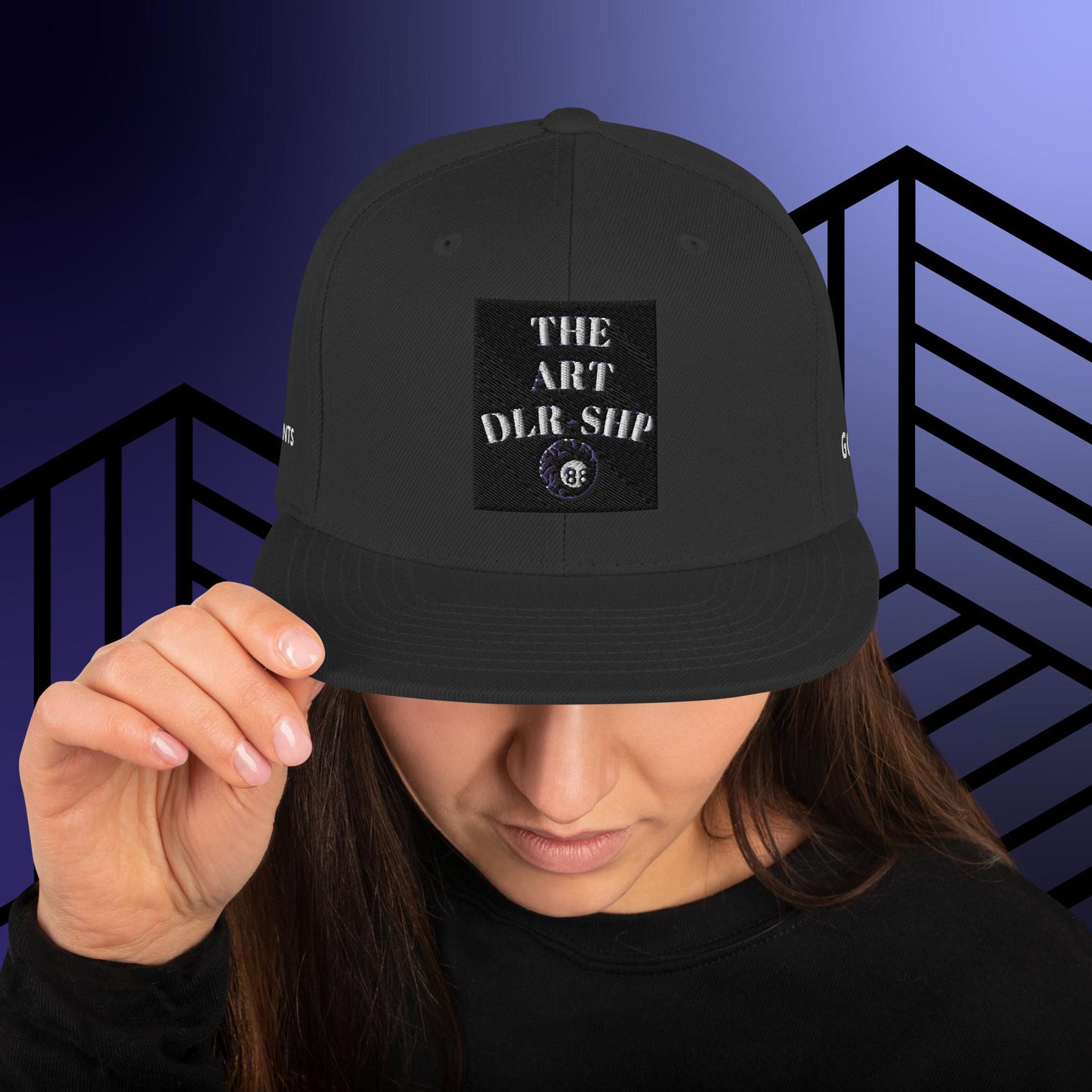 "THE ART DLR-SHP" Snapback Hat