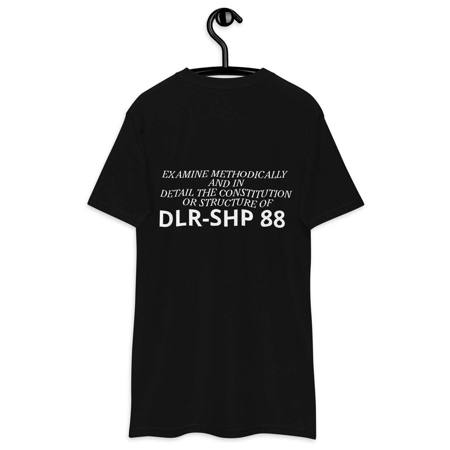 "ANALYZE" Men’s premium heavyweight tee
