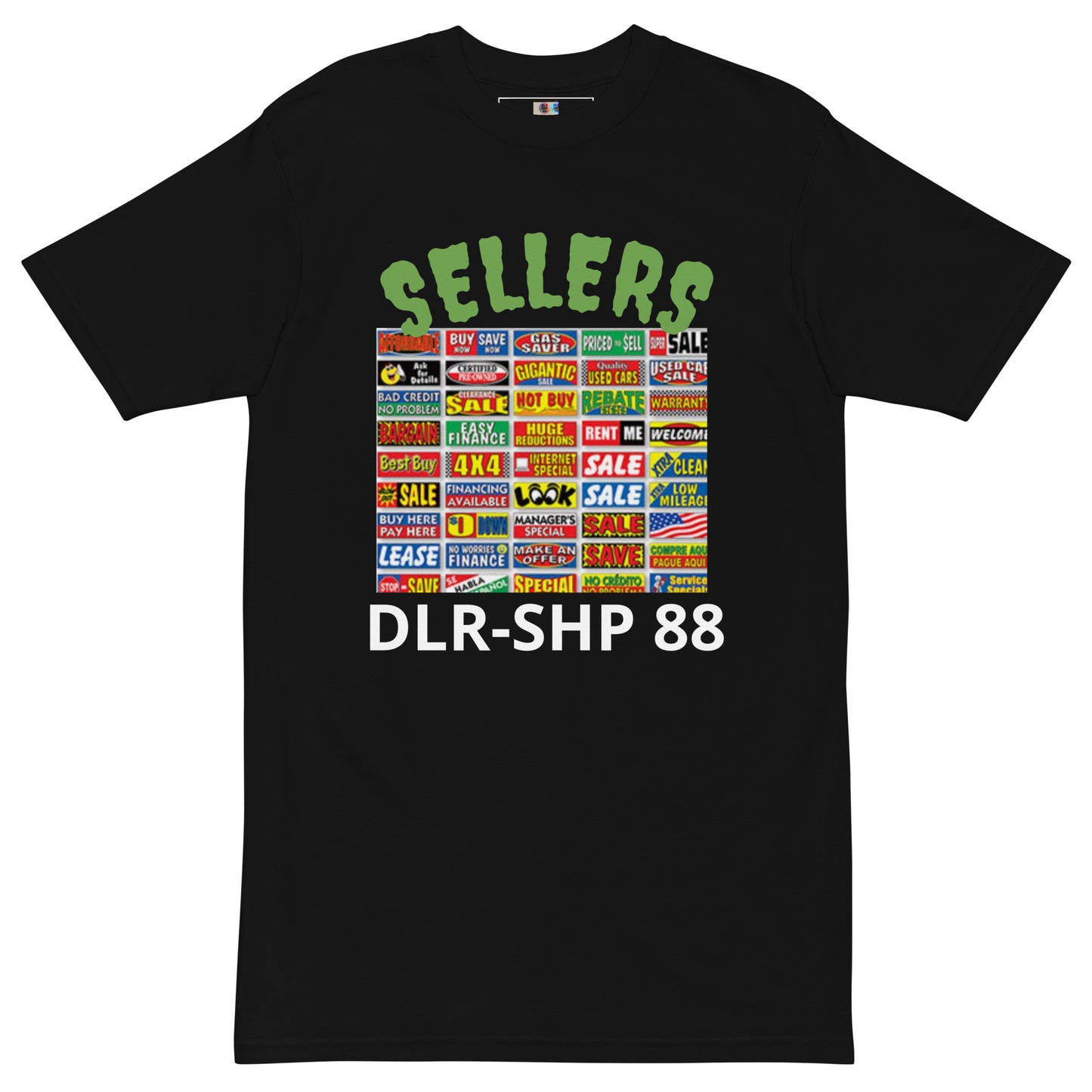 "SELLERS" Men’s premium heavyweight tee
