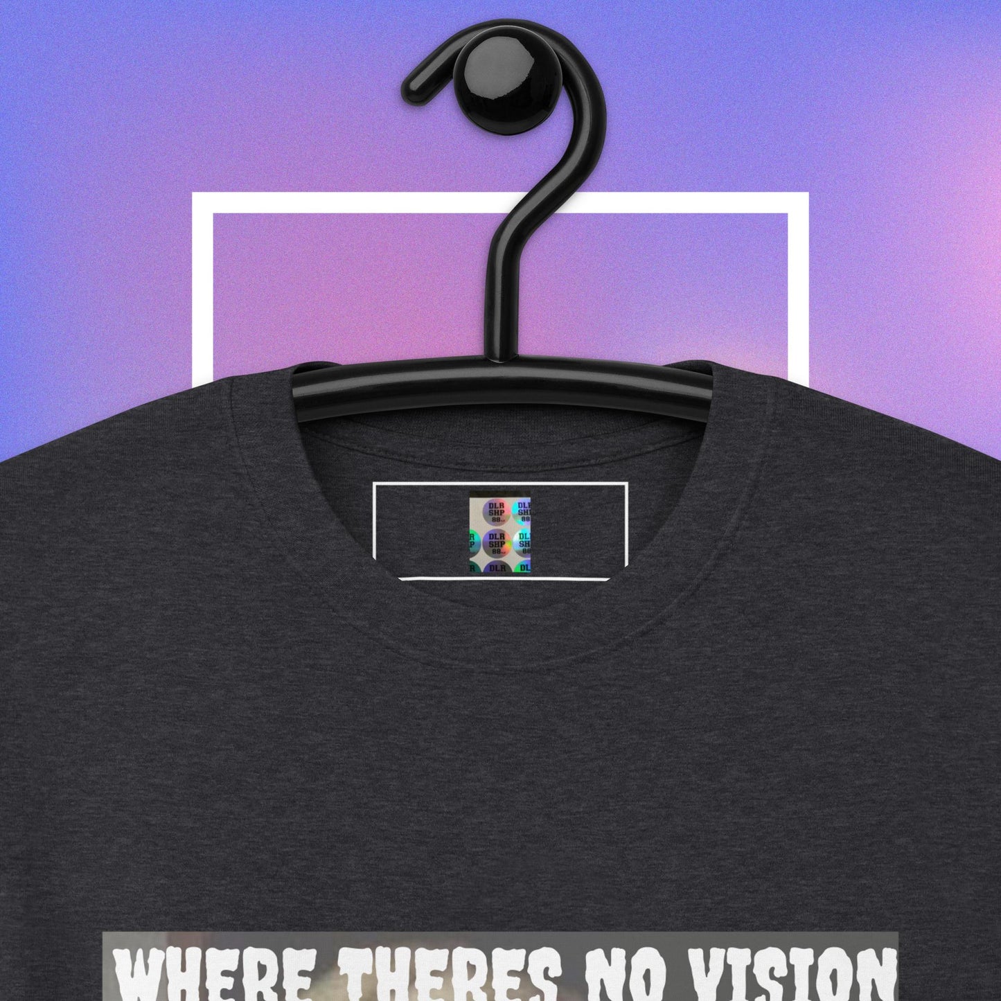 "WHERE THERES NO VISION THE PEOPLE PARISH" Men’s premium heavyweight tee