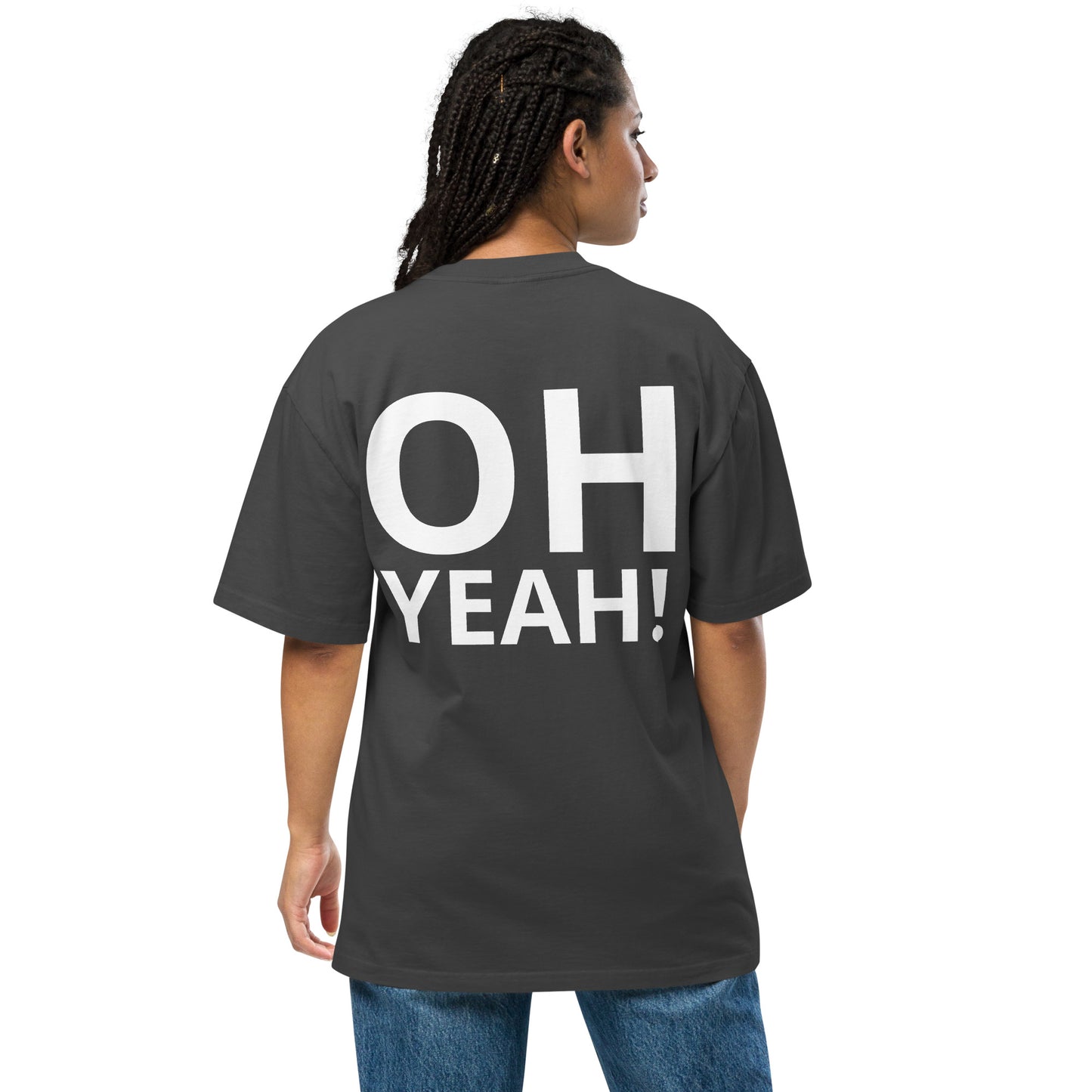 "THE VILLIAN WINS" Oversized faded t-shirt
