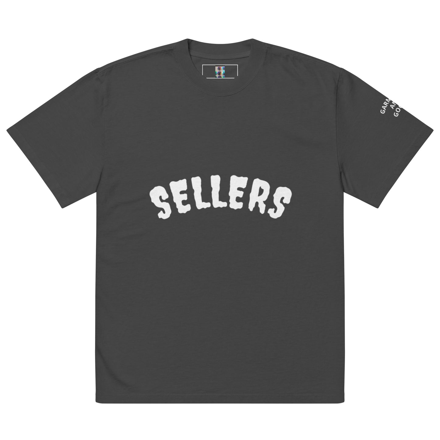 "SELLERS" Oversized faded t-shirt