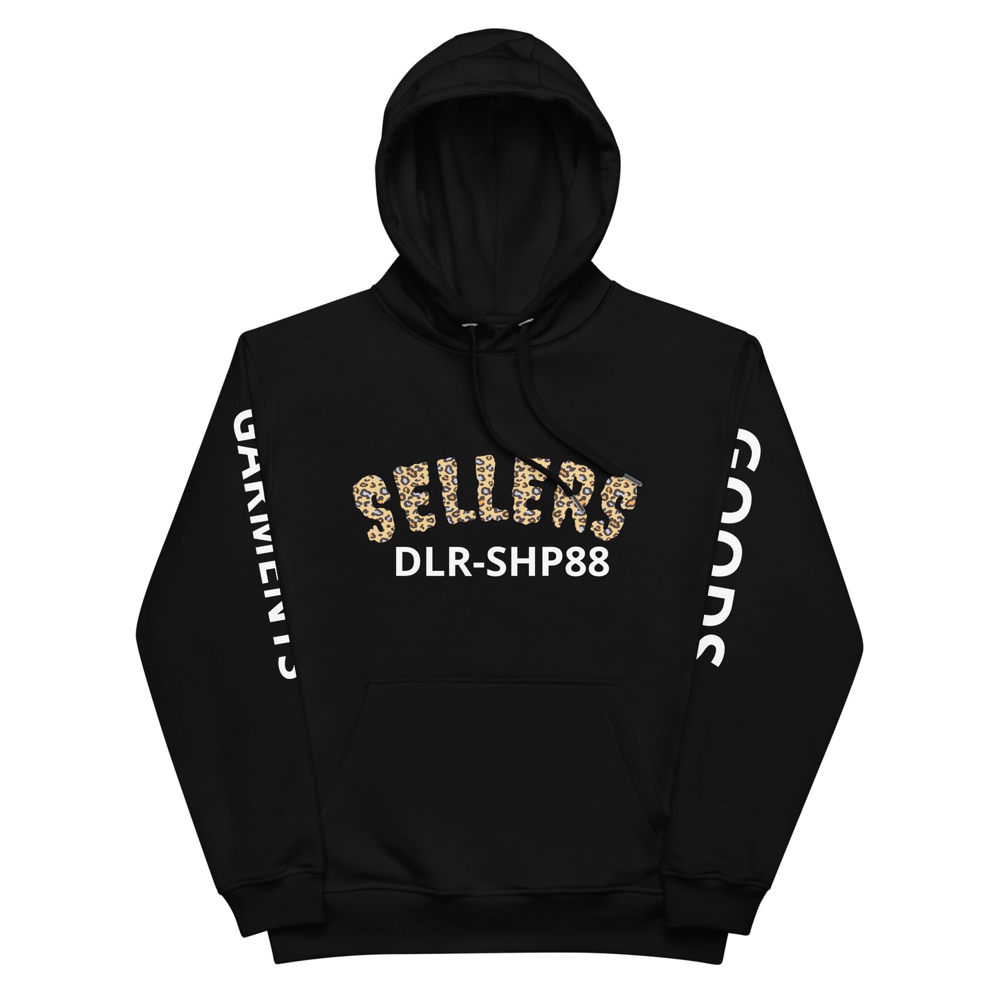 "SELLERS" CHEETAH PRINT Premium eco hoodie