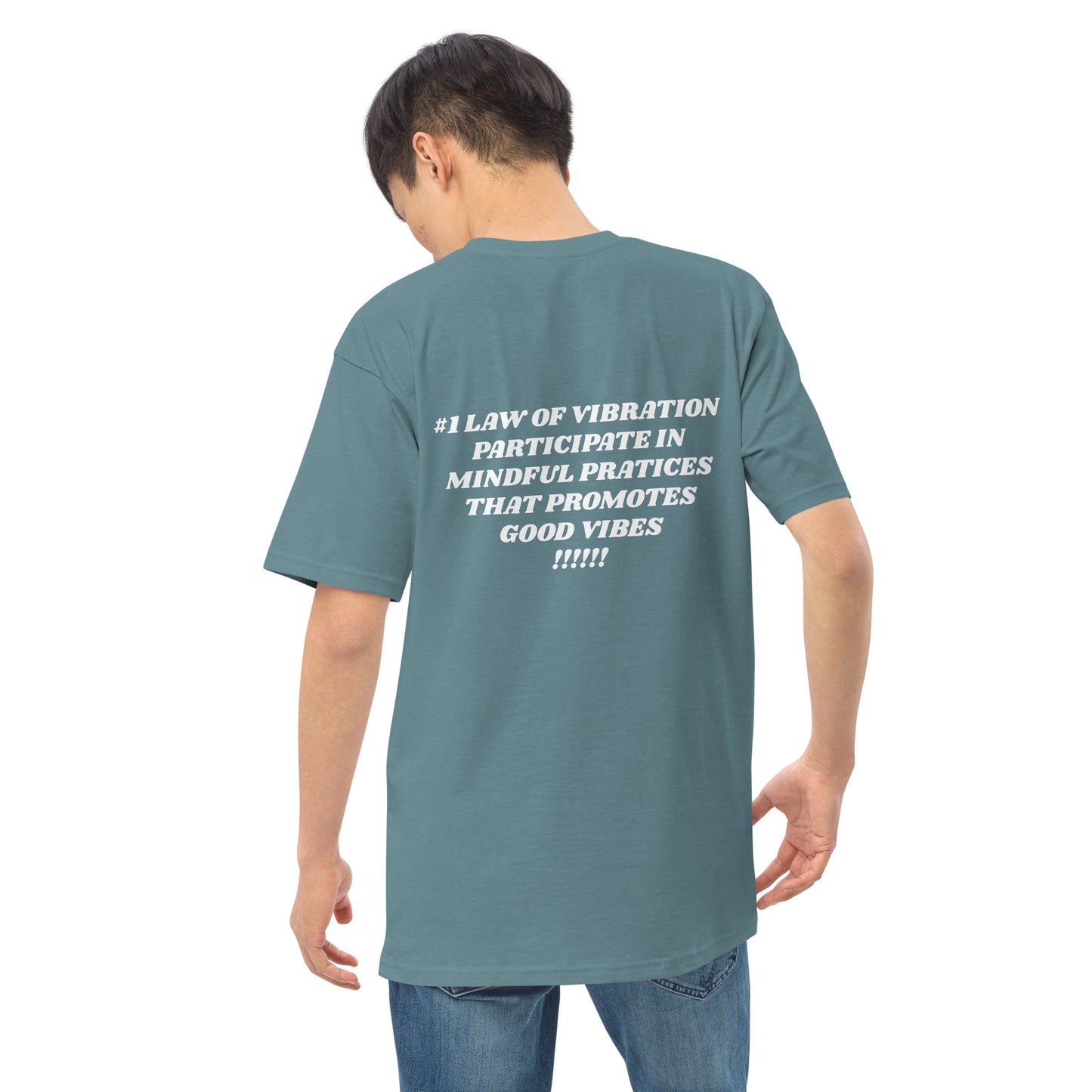 "UNIVERSAL LAWS" Men’s premium heavyweight tee