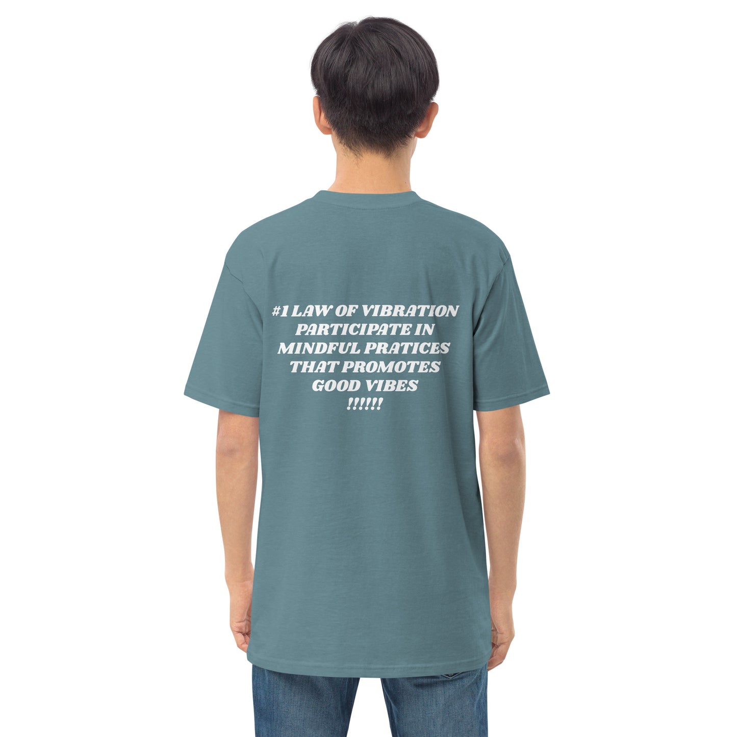 "UNIVERSAL LAWS" Men’s premium heavyweight tee