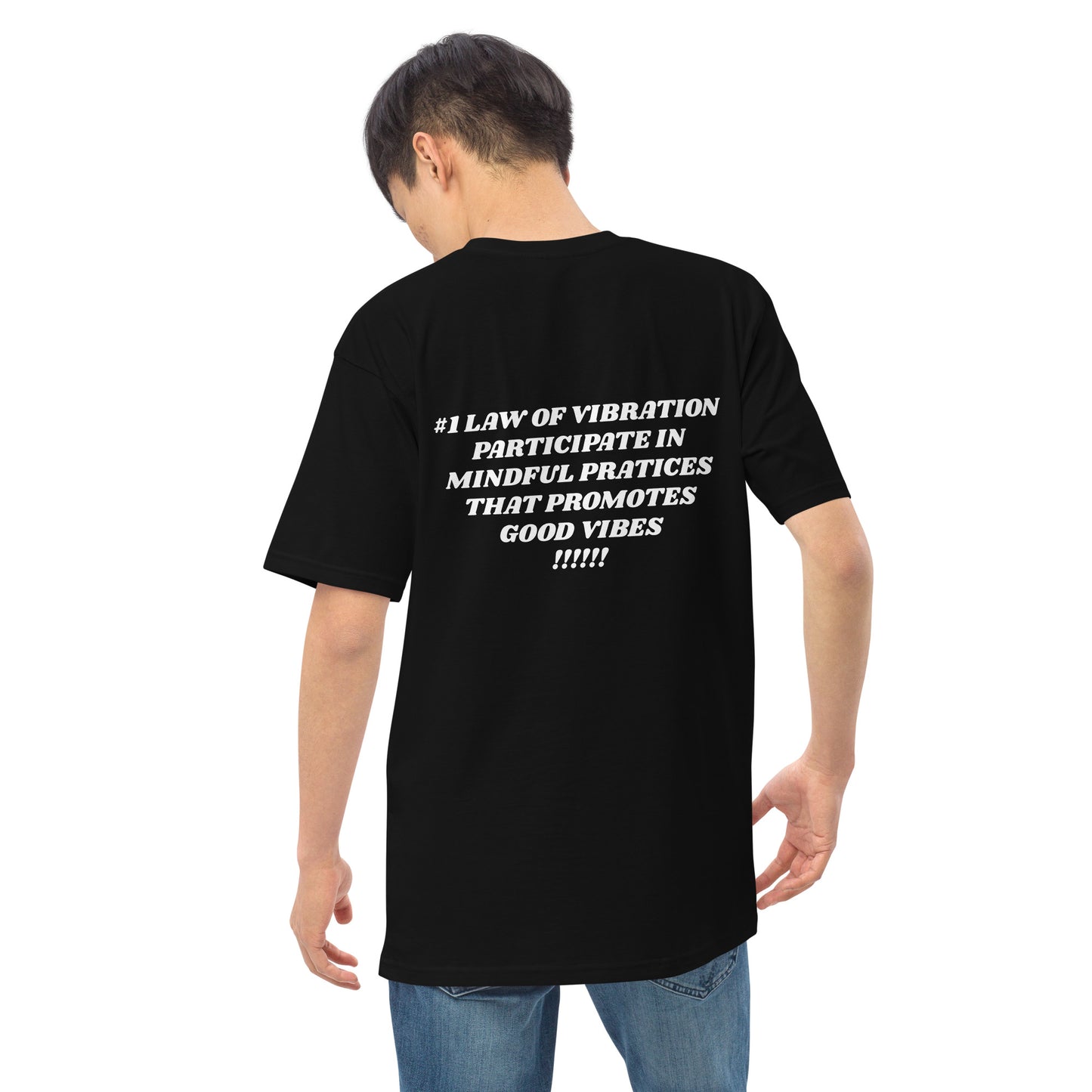 "UNIVERSAL LAWS" Men’s premium heavyweight tee