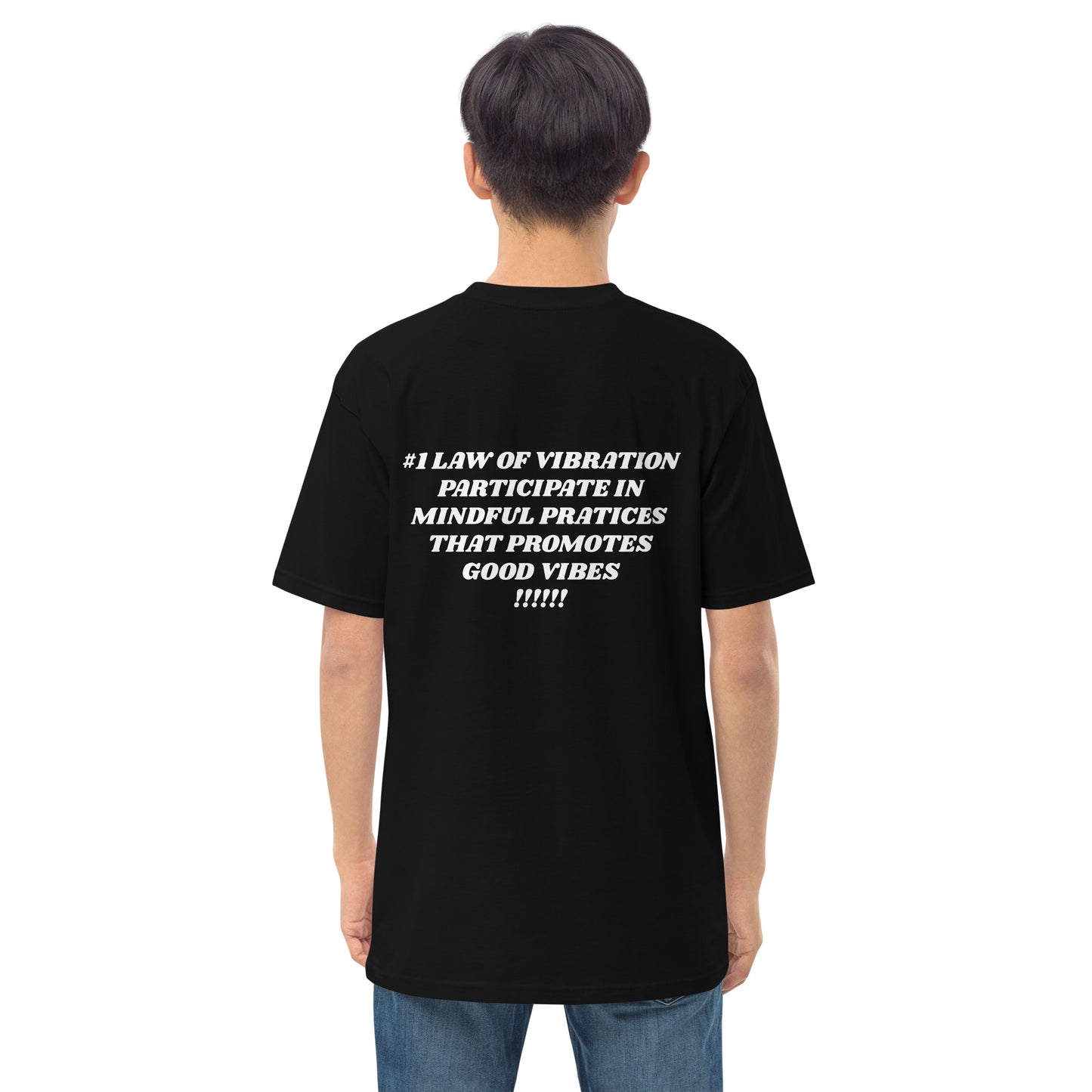 "UNIVERSAL LAWS" Men’s premium heavyweight tee