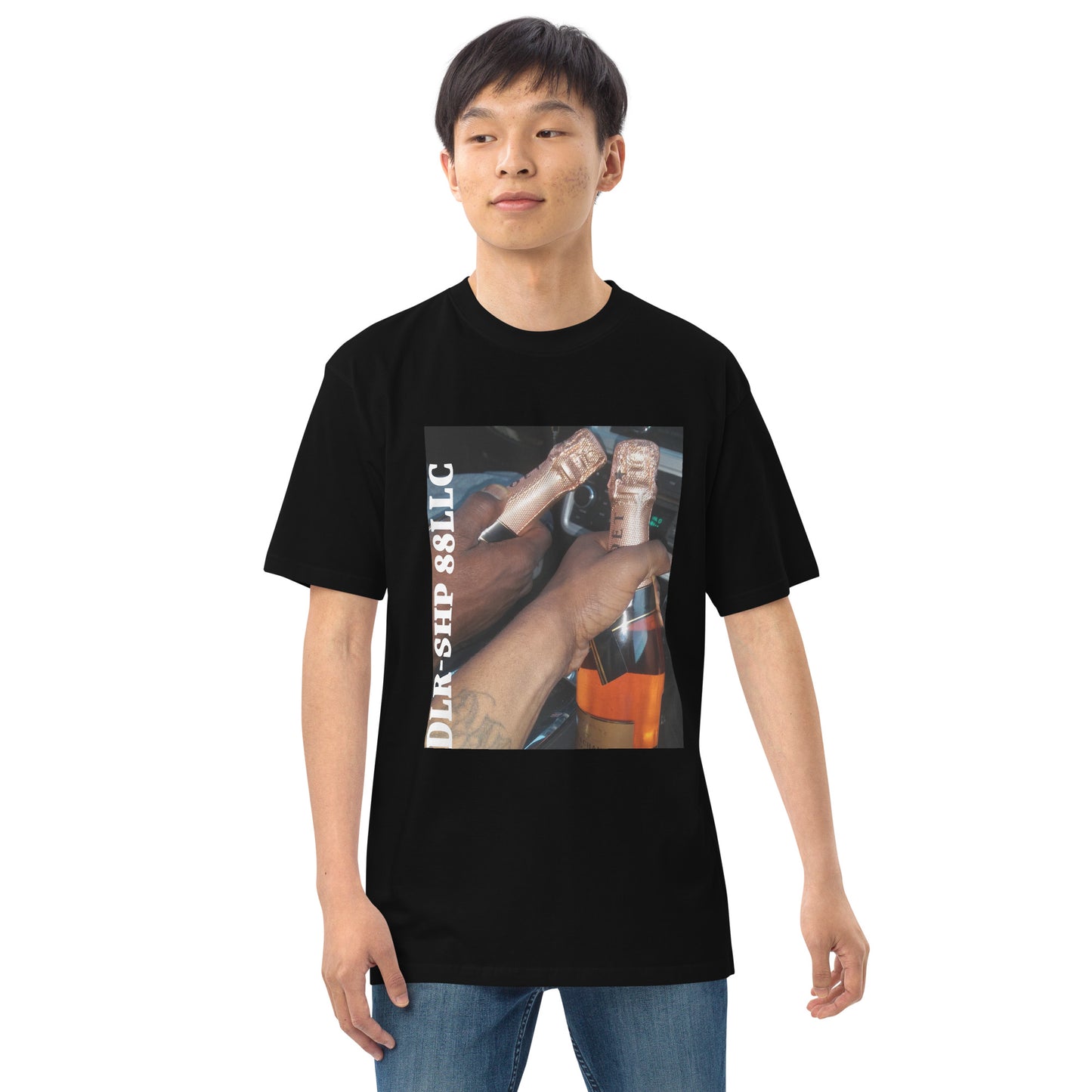 "WHY HATE WHEN YOU CAN CELEBRATE!" Men’s premium heavyweight tee