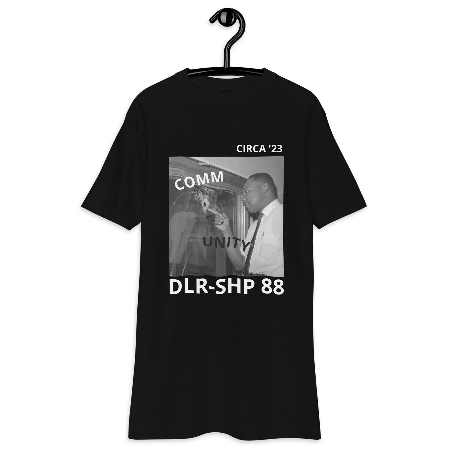 "COMMUNITY" Men’s premium heavyweight tee