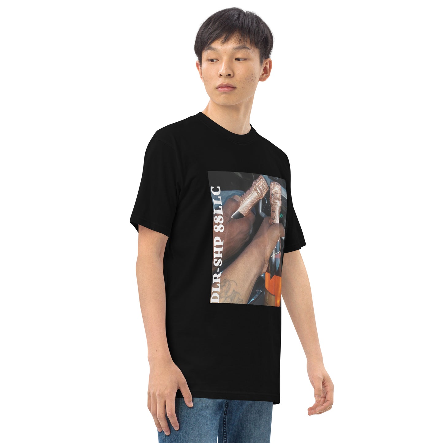 "WHY HATE WHEN YOU CAN CELEBRATE!" Men’s premium heavyweight tee