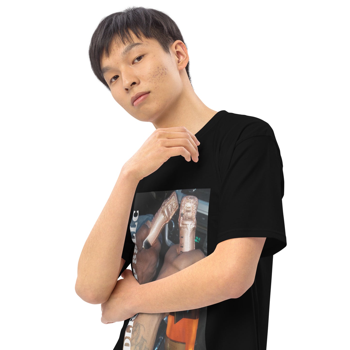 "WHY HATE WHEN YOU CAN CELEBRATE!" Men’s premium heavyweight tee
