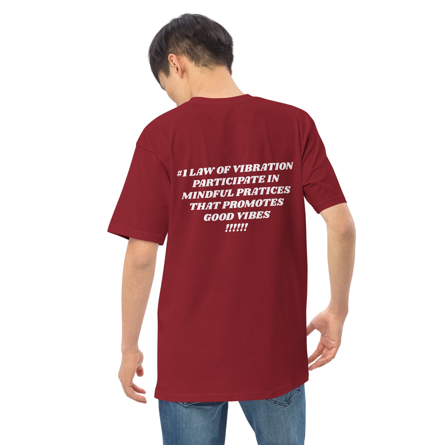 "UNIVERSAL LAWS" Men’s premium heavyweight tee