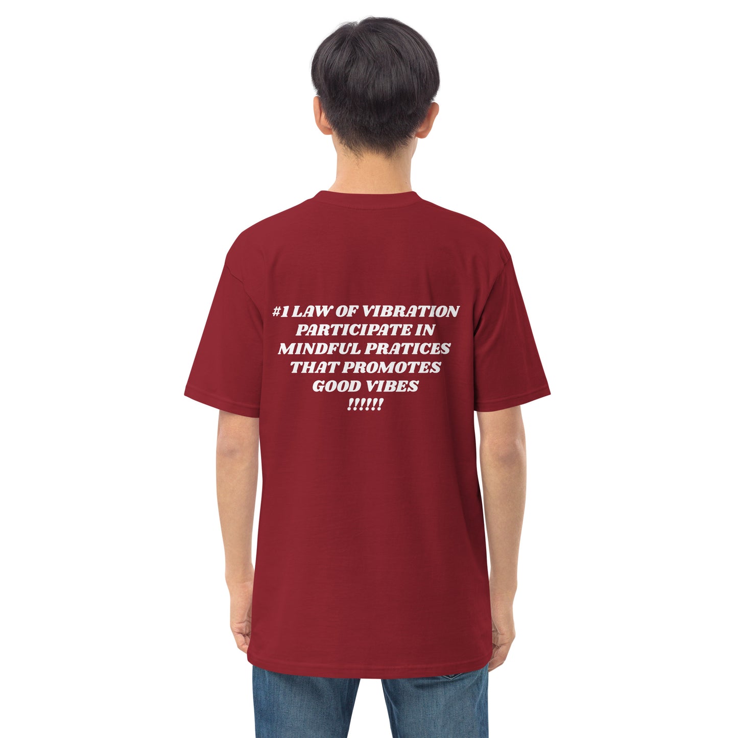"UNIVERSAL LAWS" Men’s premium heavyweight tee
