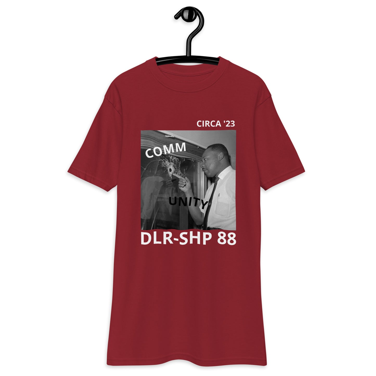 "COMMUNITY" Men’s premium heavyweight tee