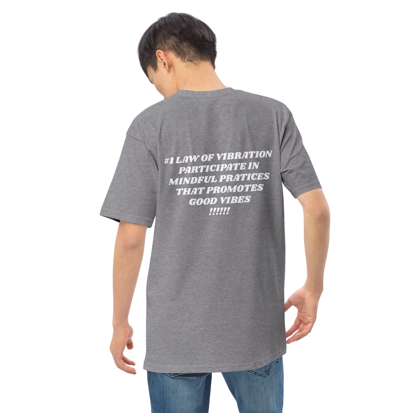 "UNIVERSAL LAWS" Men’s premium heavyweight tee