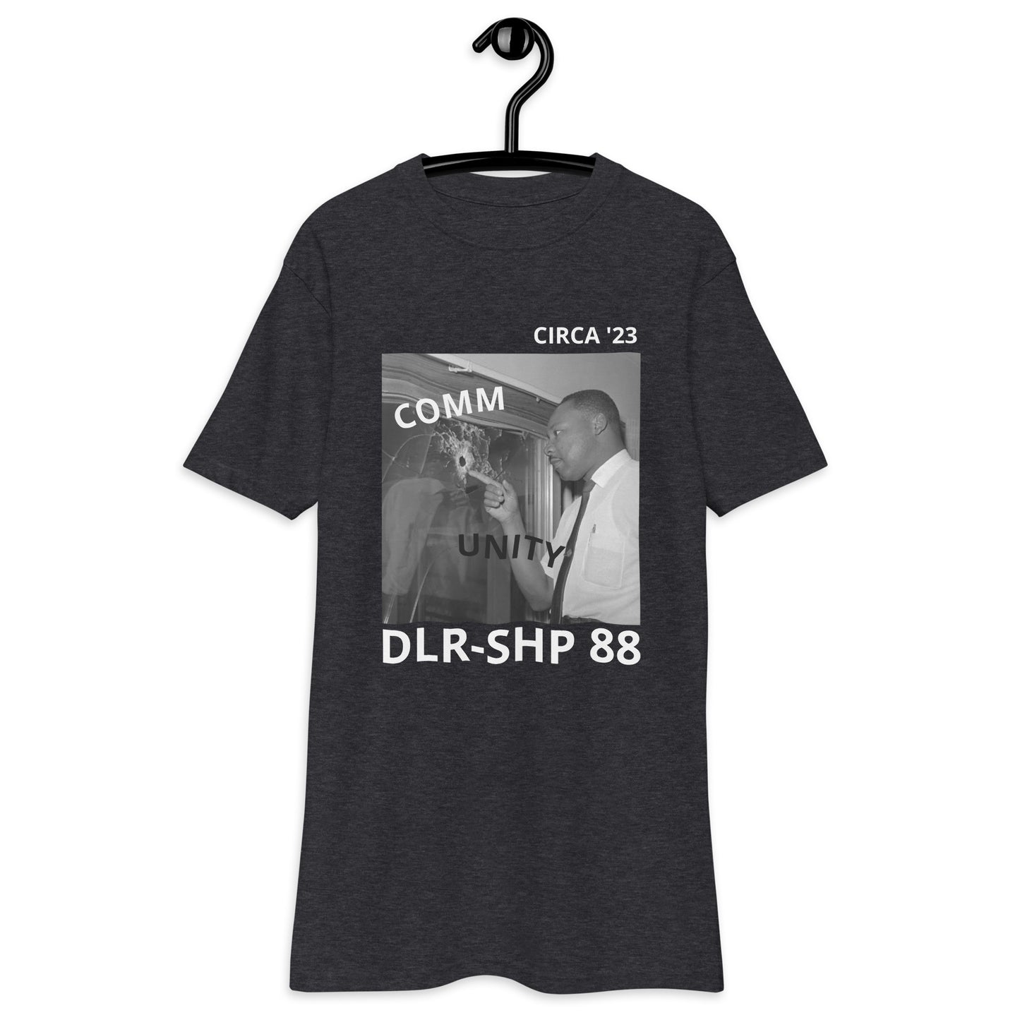 "COMMUNITY" Men’s premium heavyweight tee